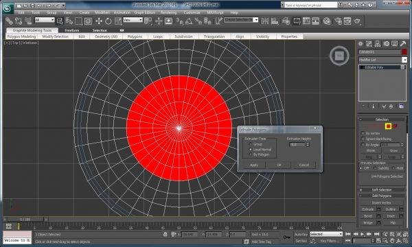 Creation of Glass Shotgun Shell: Step 1